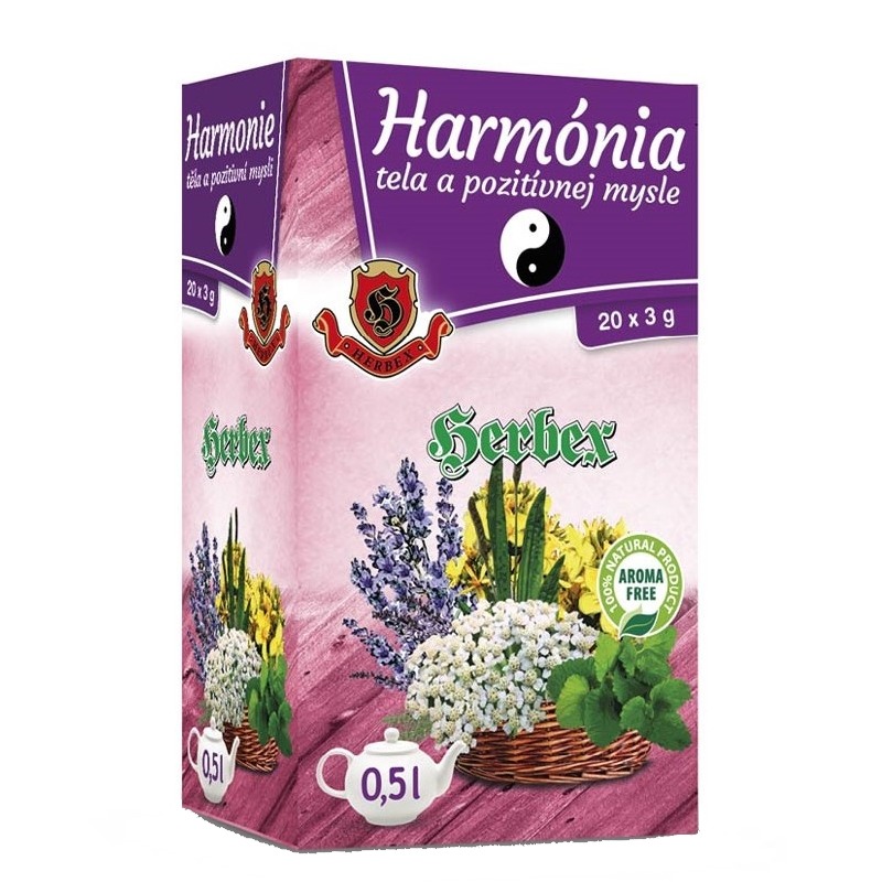 Harmonie těla a pozitivní mysli HERBEX 20 x 3 g Harmonie těla a pozitivní mysli HERBEX 20 x 3 g