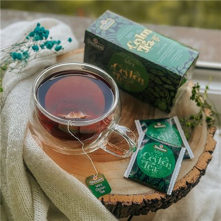 Černý čaj - Stassen Mint Black Tea 25 x 1,5 g