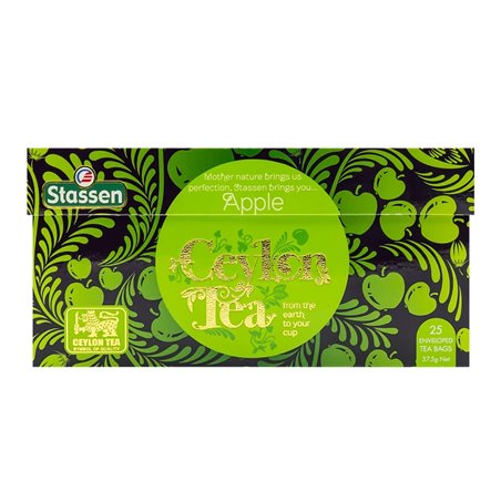 Černý čaj - Stassen Apple Tea 25 x 1,5 g