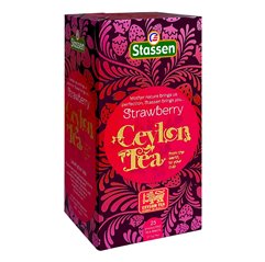 Černý čaj - Stassen Strawberry Tea 25 x 1,5 g