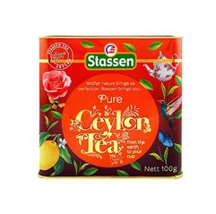 Černý čaj - Stassen Pure Ceylon Black Tea plech 100 g
