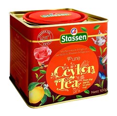 Černý čaj - Stassen Pure Ceylon Black Tea plech 100 g