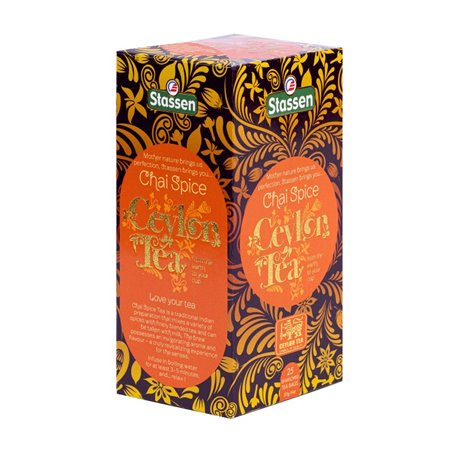 Černý čaj - Stassen Chai Spice Tea 25 x 2 g