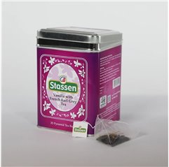 Černý čaj - Stassen Vanilla with French Earl Grey Tea plech 50 g ( 25 x 2 g )