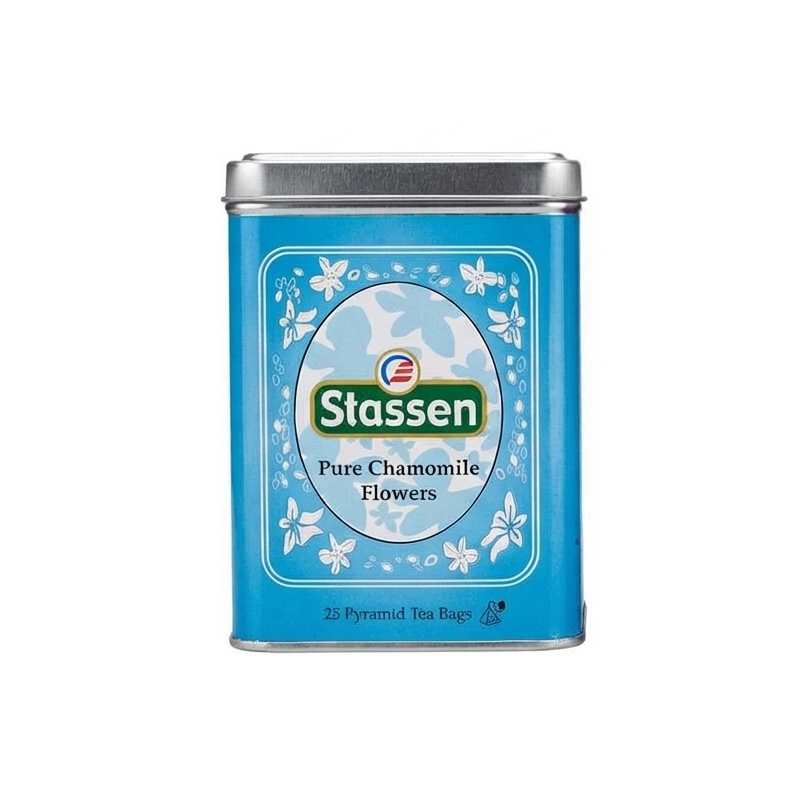 Bylinný čaj - Stassen Pure Chamomile Flowers plech 50 g ( 25 x 2 g )