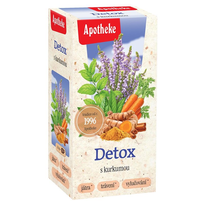 Detox s kurkumou 20 x 1,5 g