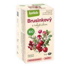 BIO čaj Brusinkový s rakytníkem 20 x 1,8 g
