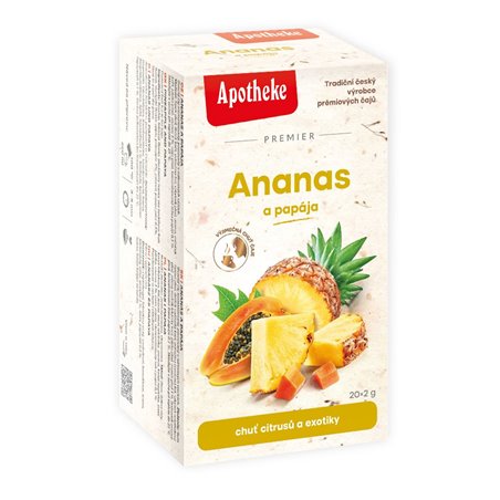Čaj Ananas a papája 20 x 2 g