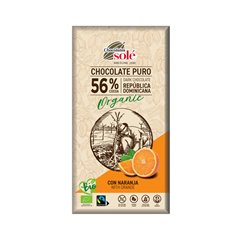 Bio hořká čokoláda pomerančová SOLÉ 100 g
