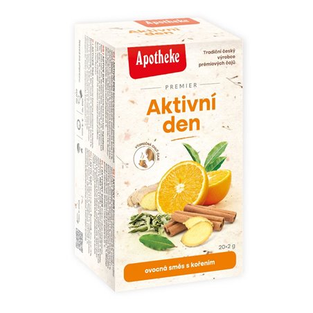 Aktivní den čaj Apotheke PREMIER 20 x 2 g