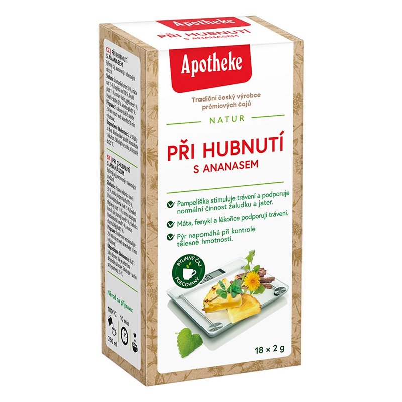 Čaj při Hubnutí s ananasem 18 x 2 g