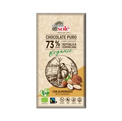 BIO Čokoláda hořká s mandlemi 150 g