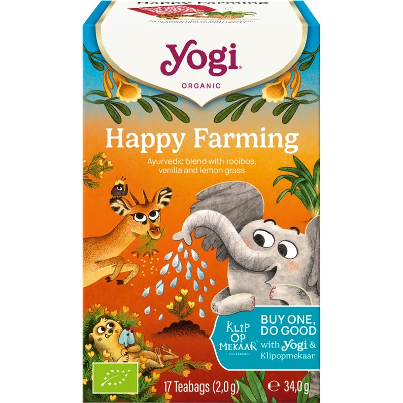 BIO Happy farming Yogi tea 17 sáčků 34 g