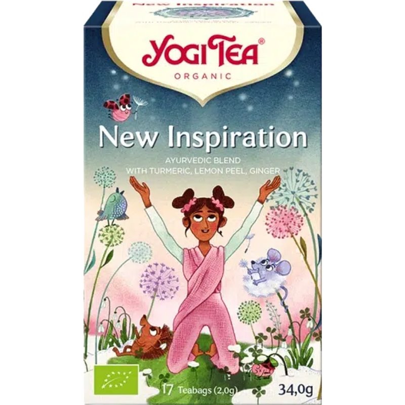 BIO New Inspiration Yogi tea 17 sáčků 34 g