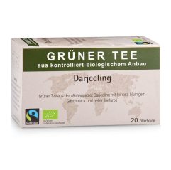 BIO zelený čaj Darjeeling 20 sáčků/1,75 g (35 g)