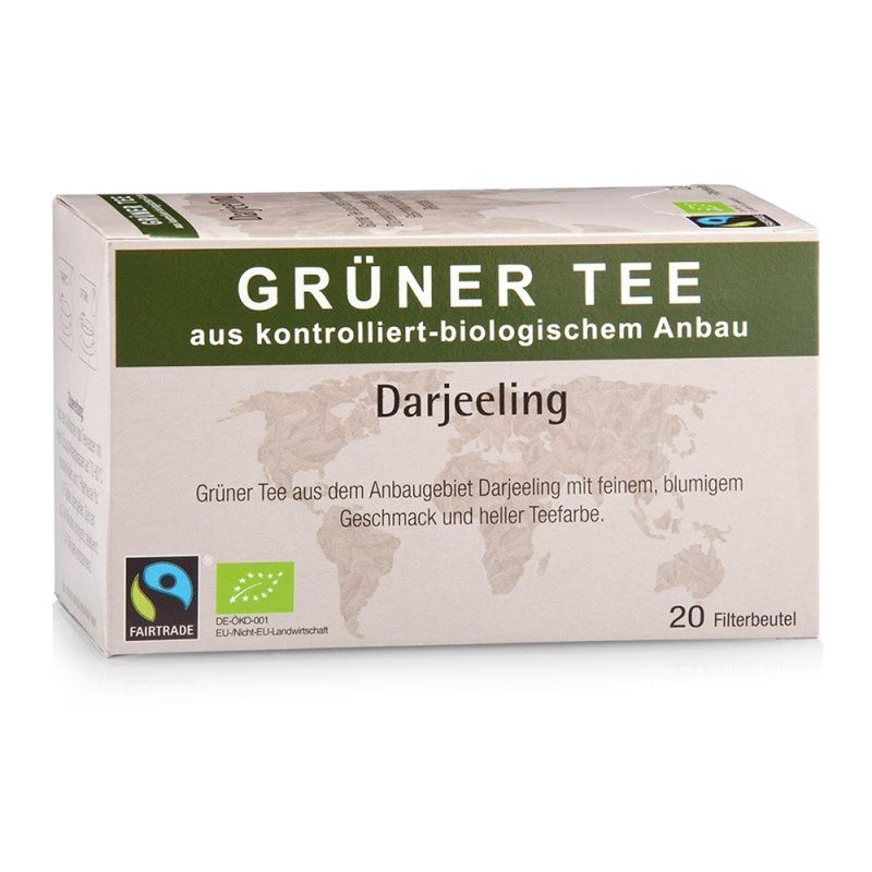 BIO zelený čaj Darjeeling 20 sáčků/1,75 g (35 g)