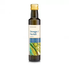 Omega-3 rybí olej Lemon 250 ml - podporuje správné funkce srdce, mozku a očí. Výborný do studené kuchyně.