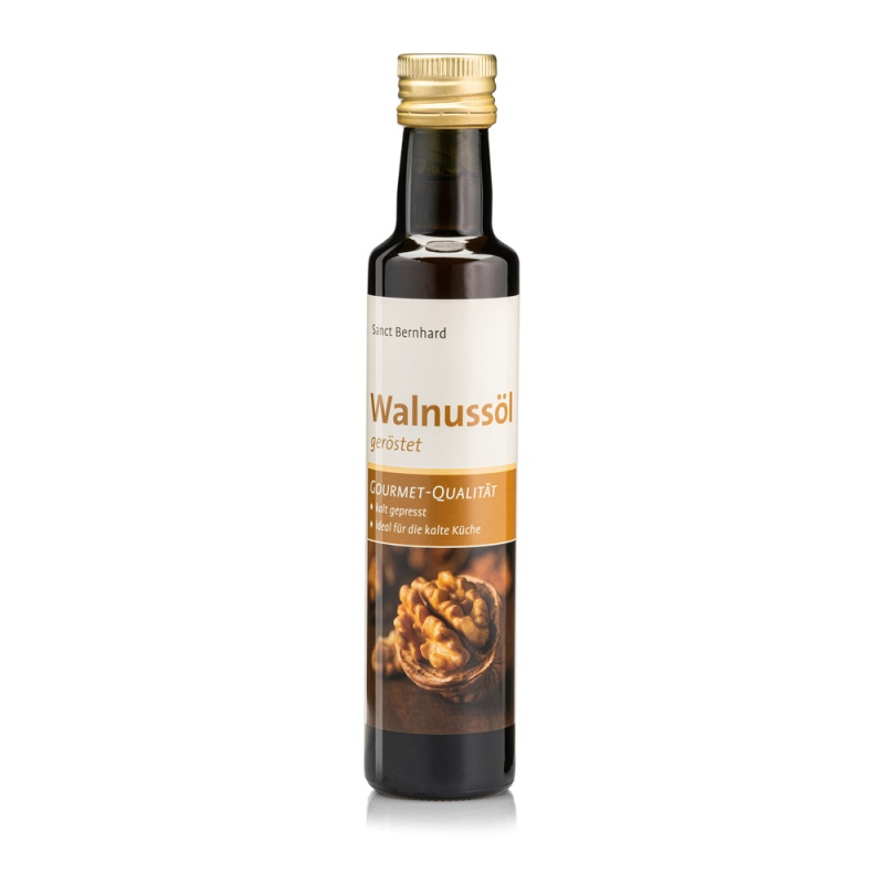 100% Olej z vlašských ořechů pražený, lisovaný za studena 250 ml - Gurmánská kvalita!