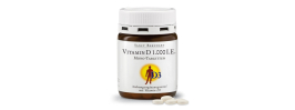 
Doplněk stravy s vitamínem D3. Vitamín D3 je nezbytný pro mnoho životně důležitých funkcí, Vitamín D3 hraje důležitou roli pro stabilní kosti a zuby, pro životně důležitý imunitní systém a zdravou funkci svalů.


Každá tableta obsahuje 25 µg vitamínu D3, což odpovídá 1 000 jednotkám IU.


Obsahuje 250 tablet / Ekonomické balení na 8 měsíců.
