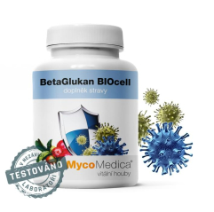 Mycomedica BetaGlukan BIOcell 360 mg 90 kapslí - výrazně podporuje imunitu, navíc s přírodním vitamínem C - Acerolou