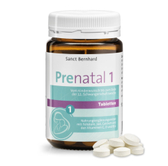 Prenatal 1 - Plánování těhotenství / Začátek těhotenství 90 tablet - pro všechny budoucí maminky a do 12. týdne těhotenství