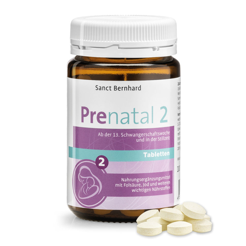 Prenatal 2 - Pro těhotné a kojící maminky 100 tablet 