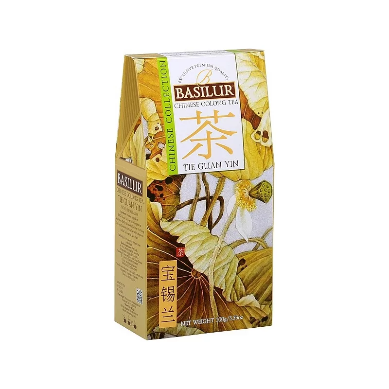 BASILUR Chinese Tie Guan Yin sypaný čaj 100g - je nejslavnějším čínským čajem typu Oolong
