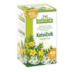 Bylinář Kotvičník čaj porcovaný čaj 40x1,6g - výborná bylinka pro ženy i pro muže