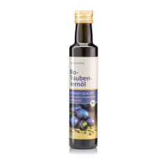 BIO Hroznový olej, lisovaný za studena 250 ml - výborné hodnoty polynenasycených mastných kyselin - kyseliny linolové 