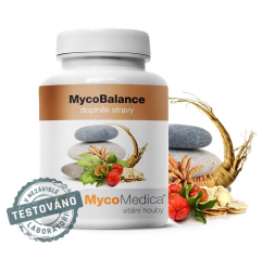 Mycomedica MycoBalance 500 mg 90 kapslí - pro podporu imunity, doplnění energie