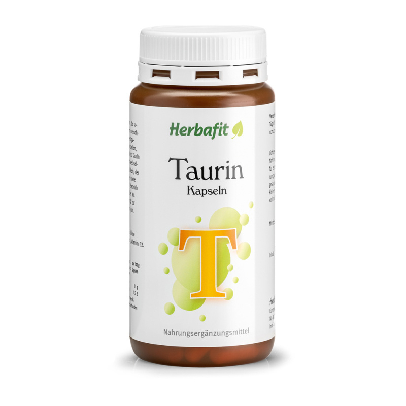 Taurin 600 mg 180 kapslí - Lidské tělo nedokáže taurin dobře produkovat, proto je vhodné taurin užívat jako doplněk stravy