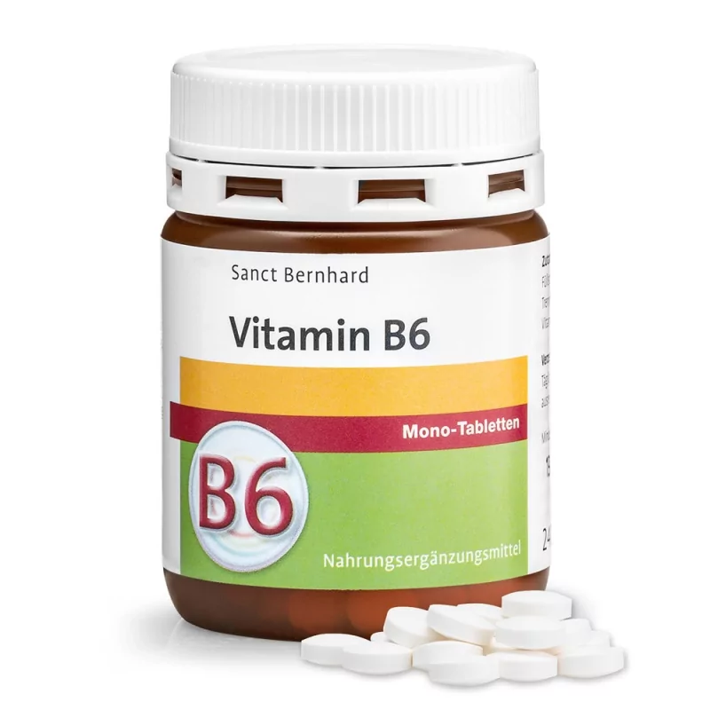 Vitamín B6 Mono-tablety 10 mg 240 tablet - vitamín B6 snižuje vyčerpání  a únavu, podporuje metabolismus, imunitu