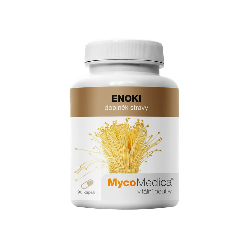 MycoMedica Enoki 500 mg 90 kapslí