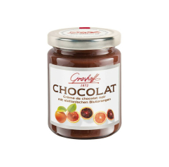 Čokoládový krém z Hořké čokolády se Sicilskými červenými pomeranči Grashoff 250 g
