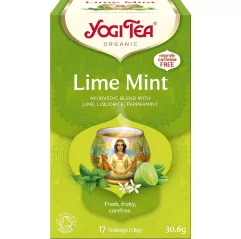 Bio Limetka Máta Yogi Tea 17 x 1,8 g