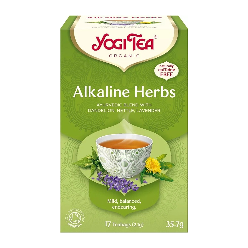 Bio Zásadité bylinky Yogi Tea 17 x 2,1 g