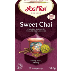 Bio Sladký chai Yogi Tea 17 x 2 g
