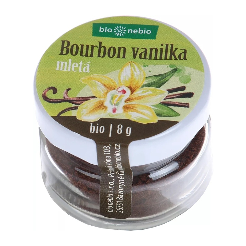 Bio Bourbon vanilka mletá bio*nebio 8 g
