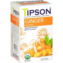 TIPSON BIO Ginger Original - bylinný čaj Zázvor 20x1,5g