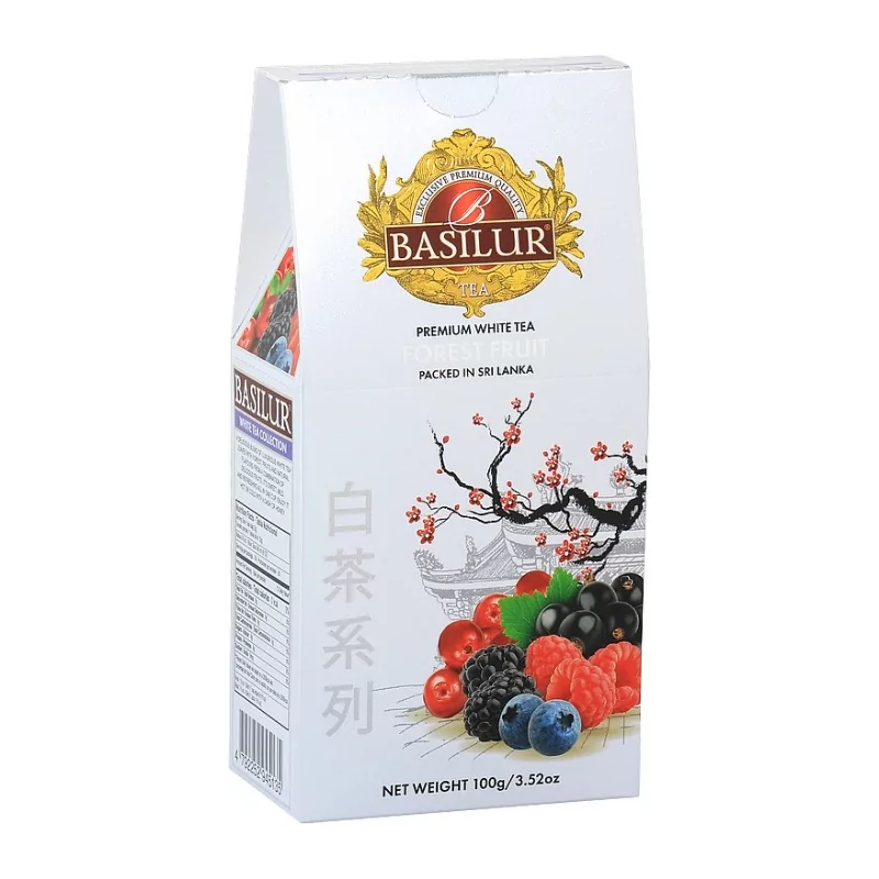 Bílý čaj - White Tea Forest Fruit BASILUR 100 g