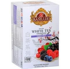 Bílý čaj - White Tea Forest Fruit BASILUR 20 x 1,5 g