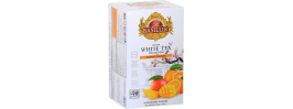 
Basilur představuje novou kolekci bílého čaje White Tea Collection. Každý z čajů reprezentuje jedinečné vlastnosti a jemnost bílého čaje s přírodními příchutěmi.


Bílý čaj, ochucený, aromatizovaný, porcovaný.


Země výroby: Srí Lanka.
