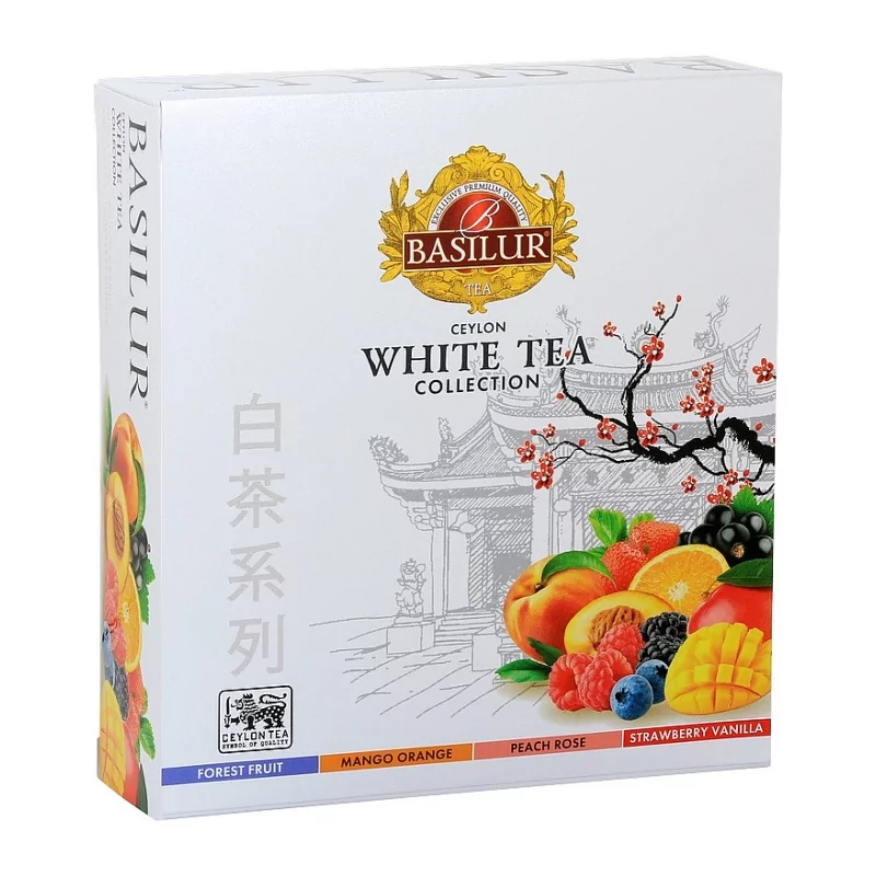 Bílý čaj - White Tea Assorted BASILUR 40 x 1,5 g