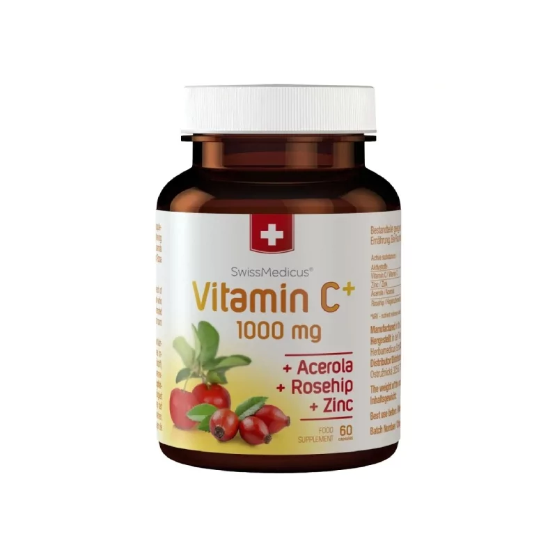 Vitamín C+ 1000 mg SwissMedicus 60 tablet