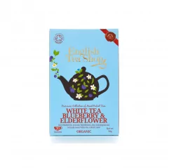 Bílý čaj borůvka a bezový BIO English Tea Shop 20 sáčků