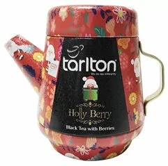 Černý čaj - TARLTON Tea Pot Holly Berry Black Tea plech 100 g