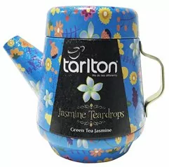 Zelený čaj - TARLTON Tea Pot Jasmine Teardrops Green Tea plech 100 g