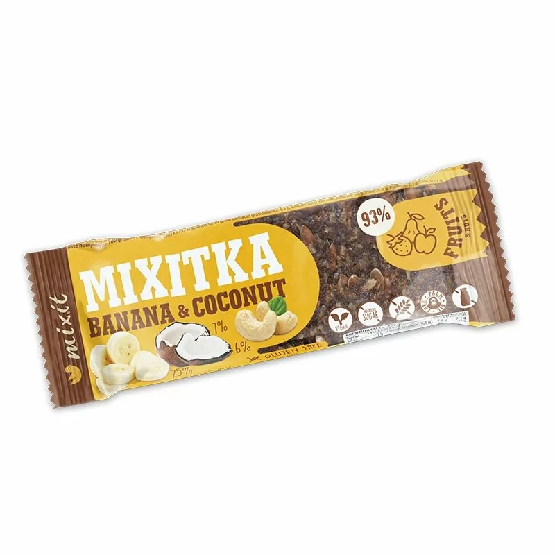 Mixitka BEZ LEPKU - Banán + Kokos 40 g
