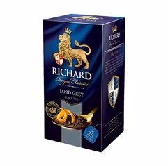 Černý čaj - Lord Grey (Earl Grey) Richard 25 sáčků