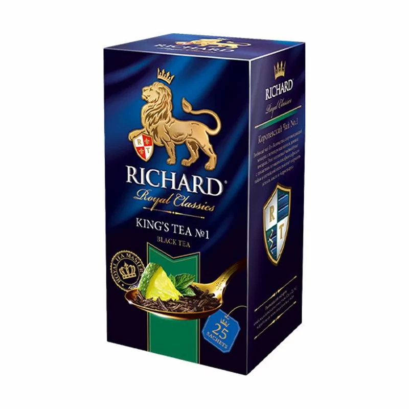 Černý čaj - King’s Tea No.1 Richard 25 sáčků